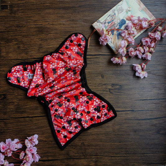 Ghibli-Inspired Stuffed Cat Cover XL