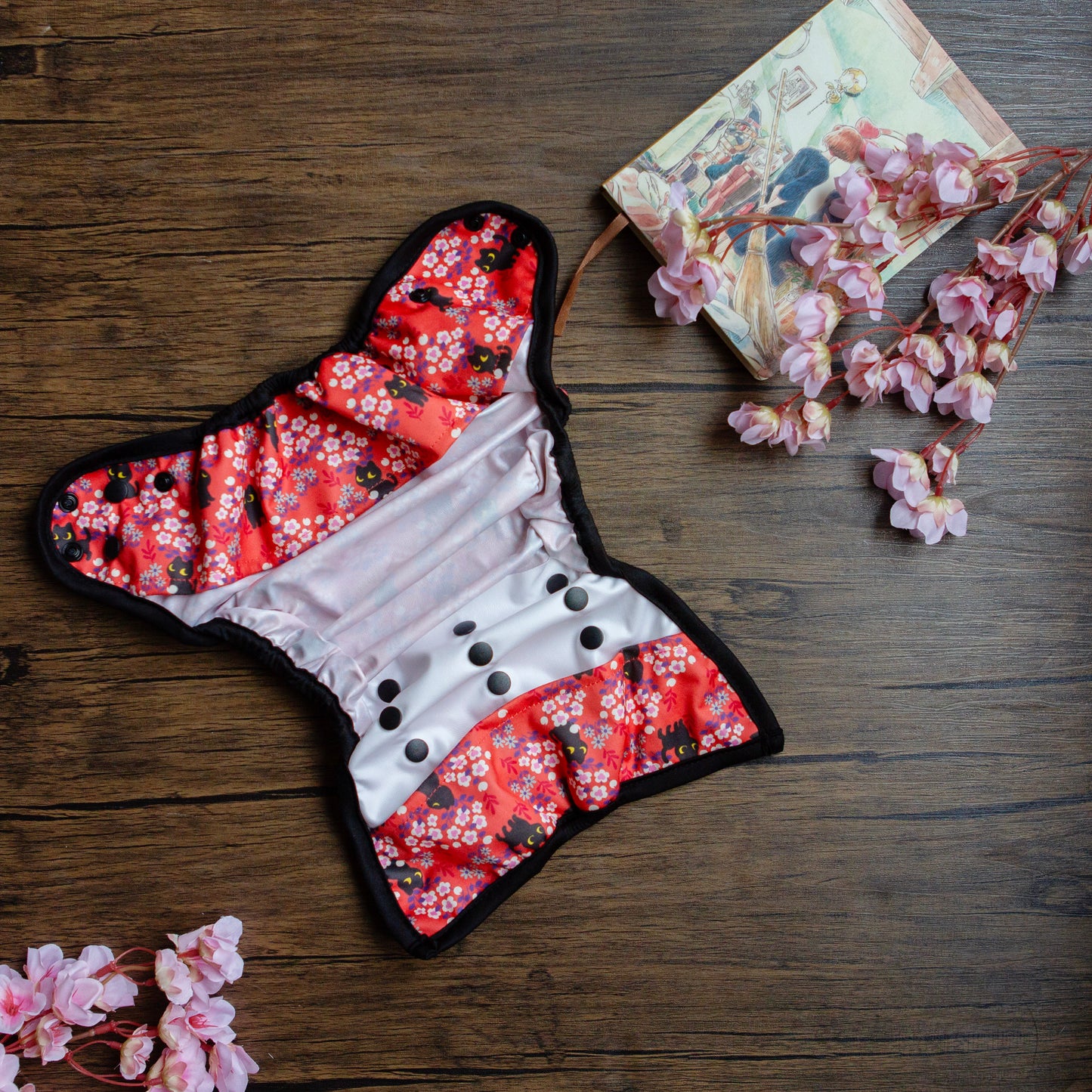 Ghibli-Inspired Stuffed Cat Cover XL