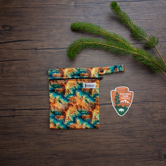 National Parks-Inspired Mini Wet-bags