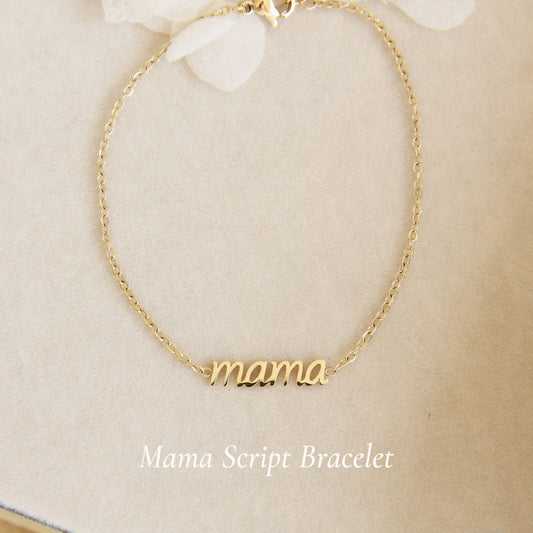'Mama' Script Bracelet