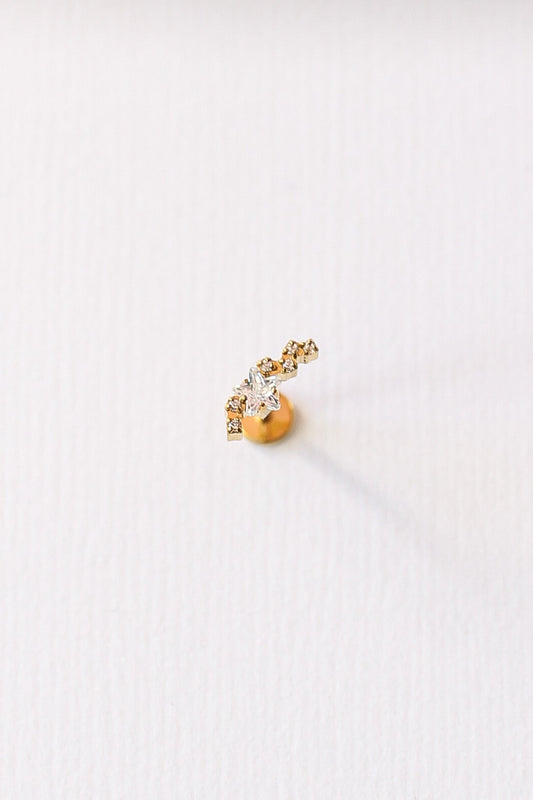 Star Cluster Flat Back Stud