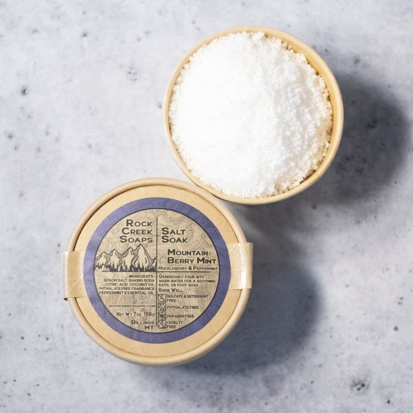 Mountain Berry Mint - Salt Soak