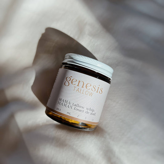 All-Natural Whipped Tallow Belly Butter