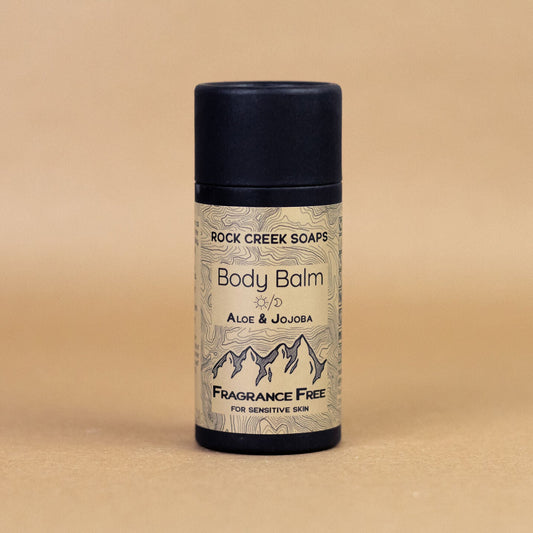 FRAGRANCE FREE BODY BALM | Solid Lotion Bar - Fragrance Free