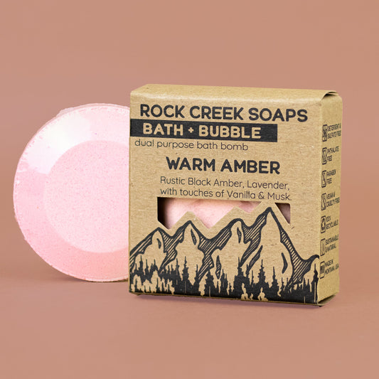 Bath Bomb in Warm Amber