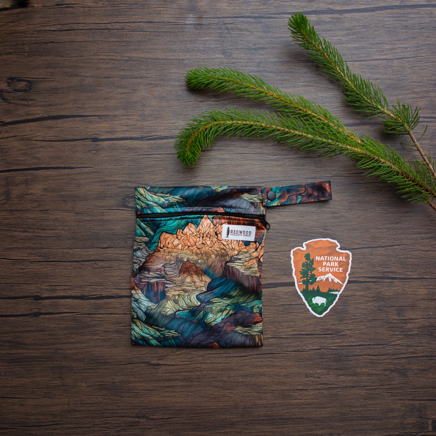 National Parks-Inspired  Mini Wet-bags