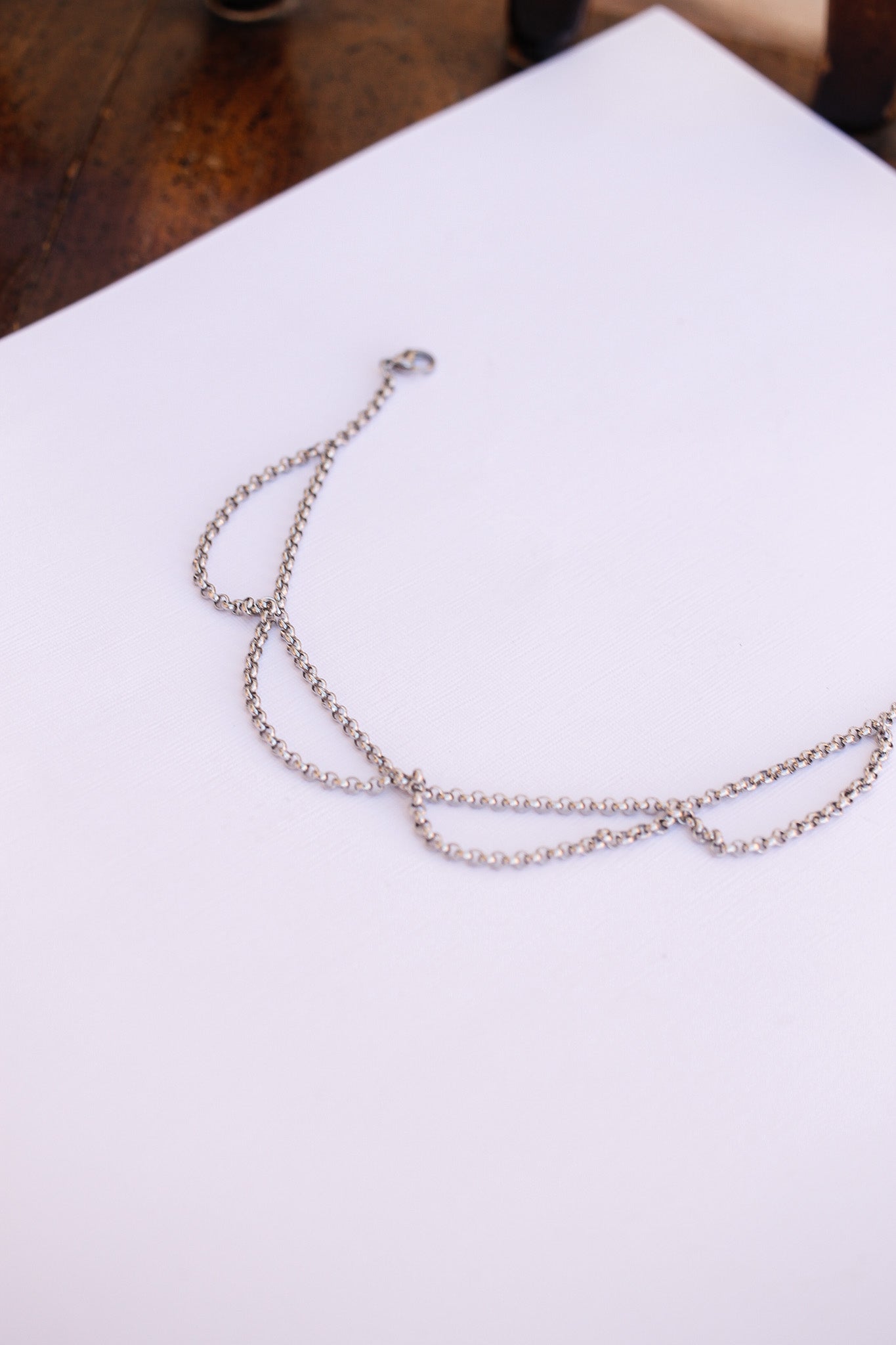 Freya Anklet in Silver