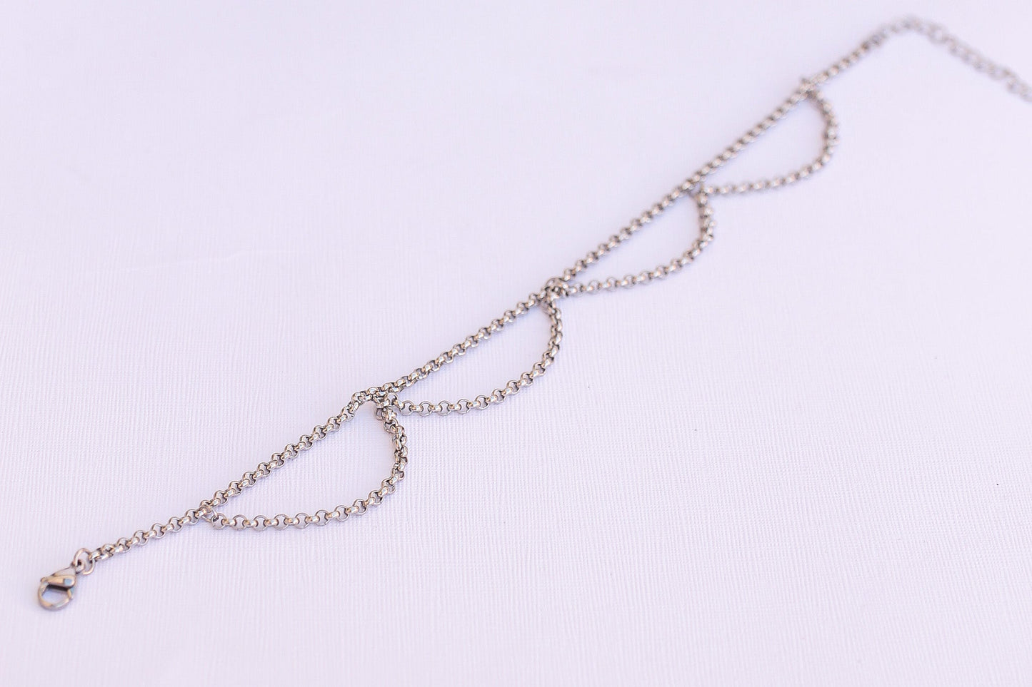 Freya Anklet in Silver