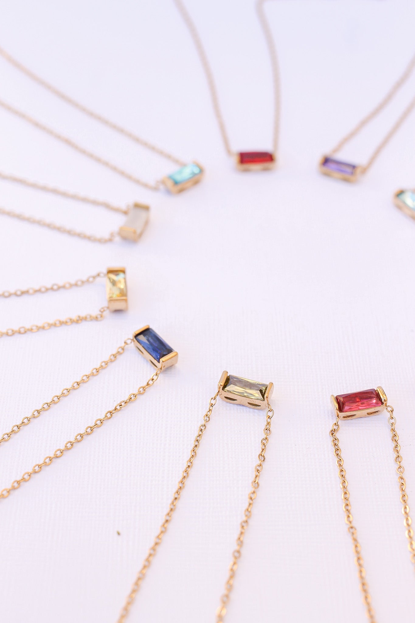 CZ Birthstone Necklace