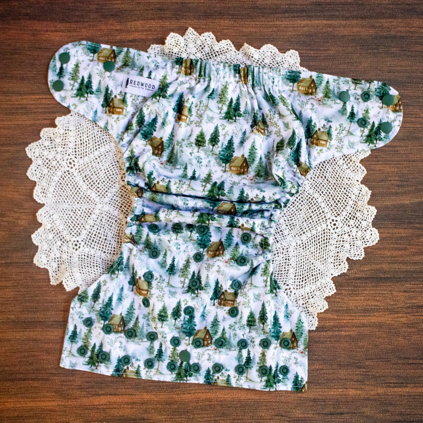 Autumn Adventures Collection Pine Cabin OS Pocket