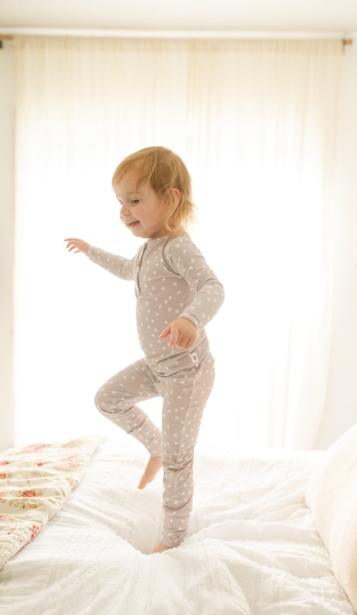 Oopsie Daisy 2pc Henley Bamboo Pajamas