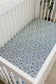 Bluebell Pointelle Bamboo Stretch Crib Sheet