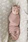 Dusty Rose Bamboo Stretch Swaddle
