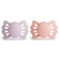 FRIGG Lucky Symmetrical Silicone Pacifier 2-Pack (0-6 Months)