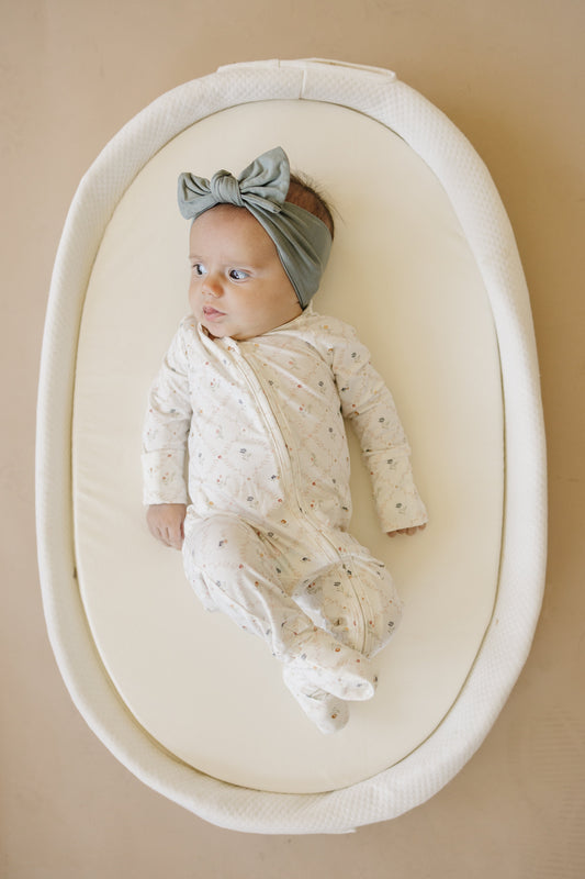 Vintage Blooms Bamboo Zippy Pajamas