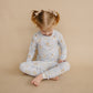Bunny Blossoms 2pc Bamboo Pajamas
