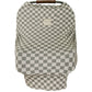 Light Green Checkered Bamboo Multi-Use Cover
