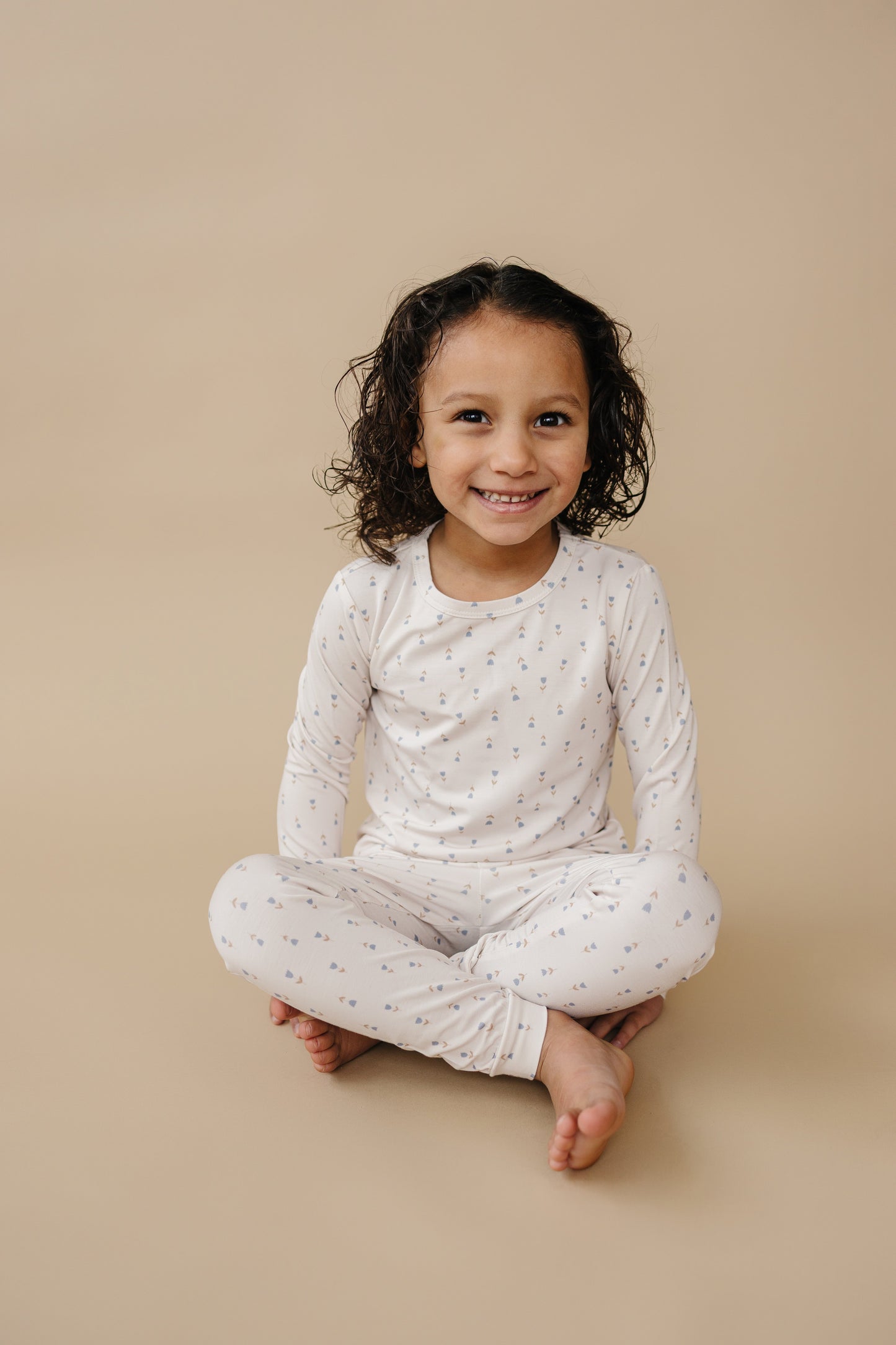 Tiny Tulips 2pc Bamboo Pajamas