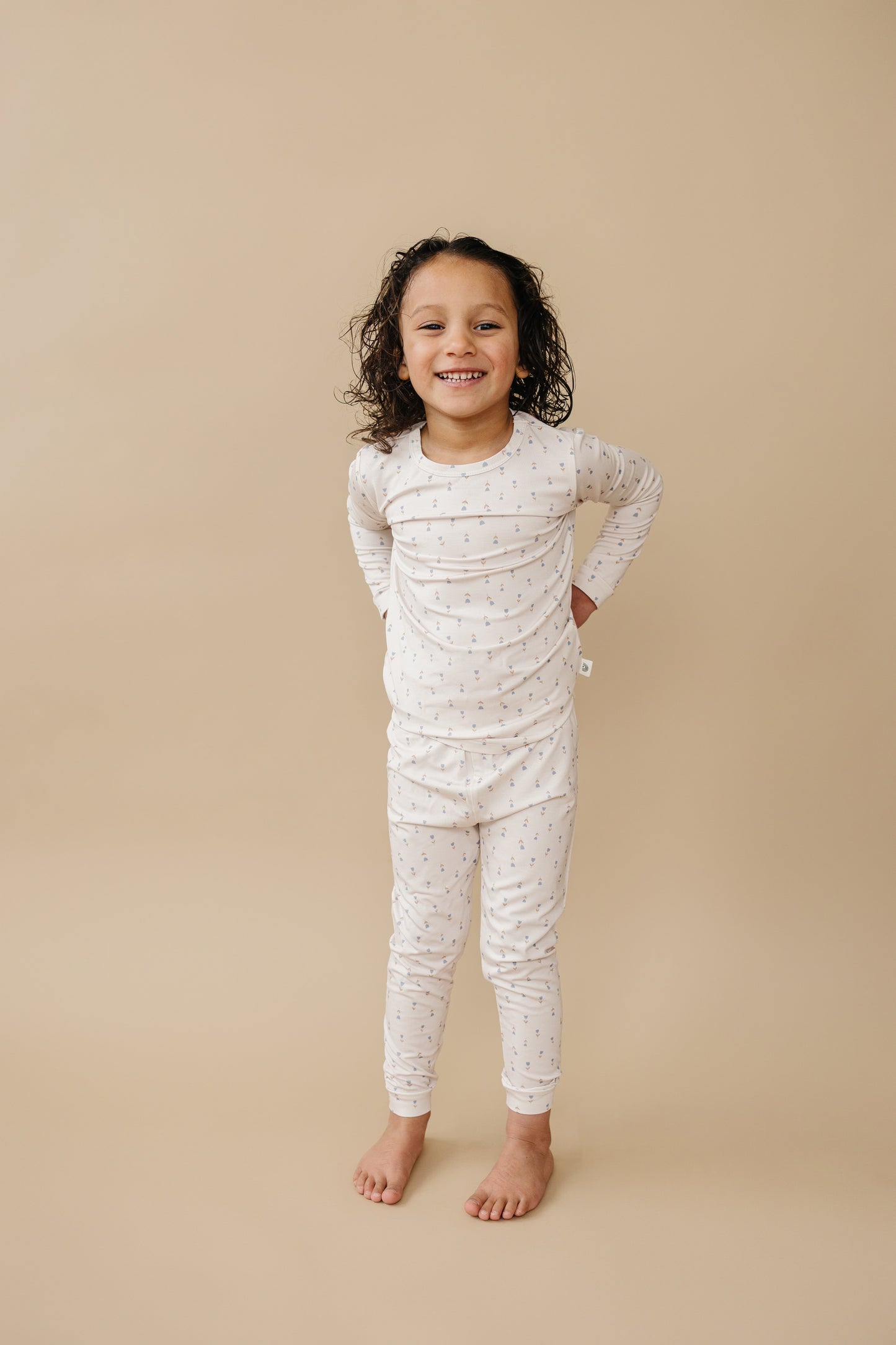 Tiny Tulips 2pc Bamboo Pajamas