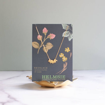 Capitalized 'Mama' Necklace