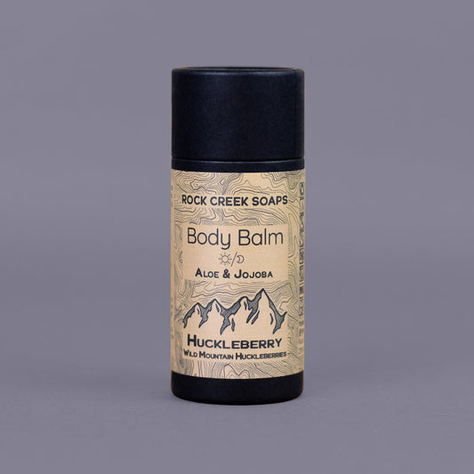 HUCKLEBERRY BODY BALM | Solid Lotion Bar - Sweet & Juicy Wild Huckleberry