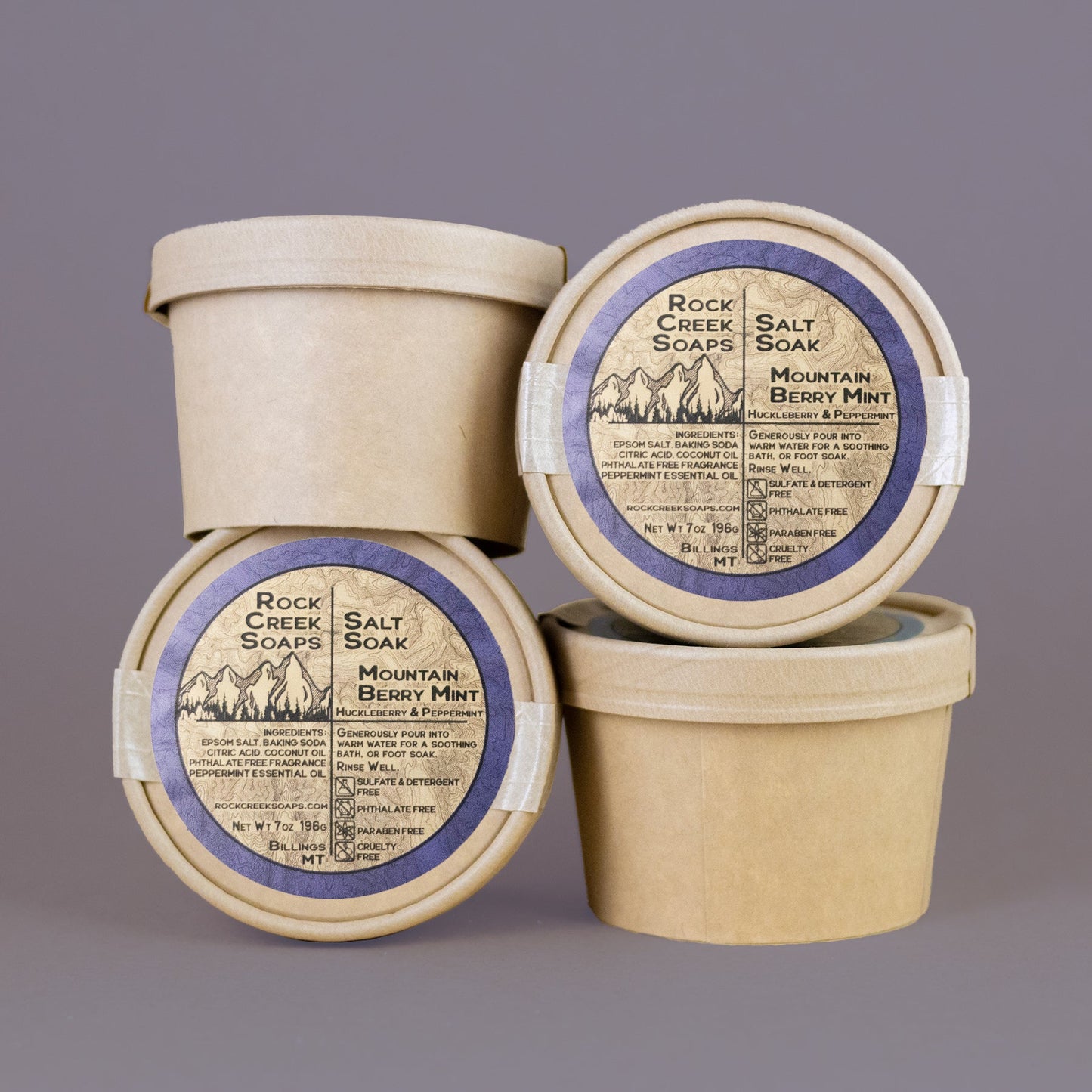 Mountain Berry Mint - Salt Soak