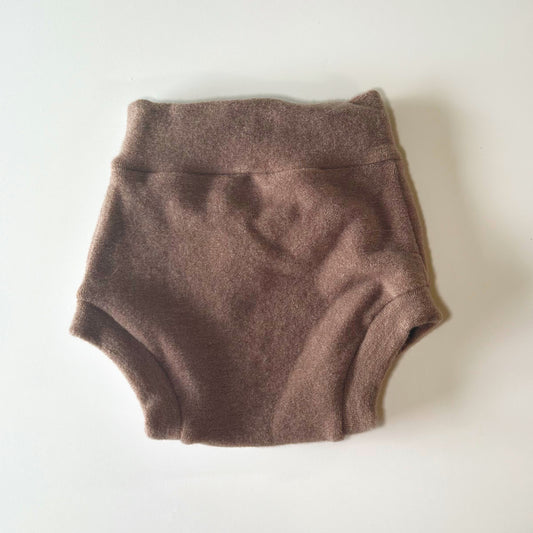 Traditional Diaper Cover Biscotti (Brushed Knit)
