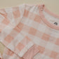 Pink Gingham 2pc Bamboo Pajamas